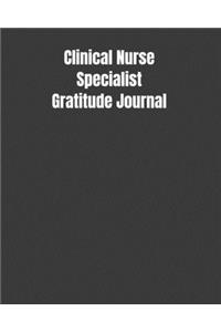 Clinical Nurse Specialist Gratitude Journal