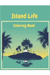 Island Life Coloring Book