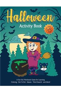 Halloween Activity Book for Kids