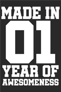 Made in 01 Year of Awesomeness