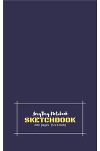 AmyTmy Notebook - Sketchbook - 400 pages - 5 x 8 inch - Matte Cover