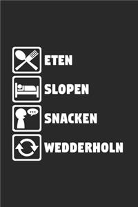 Eten slopen snacken wedderholn