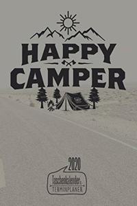 Happy Camper I Taschenkalender & Terminplaner 2020