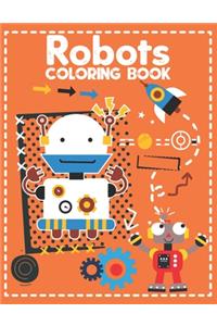 Robots coloring book