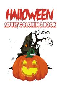 Halloween Adult Coloring Book