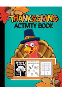 Thanksgiving Activity Book Ages 3-99