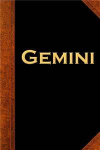 2020 Daily Planner Gemini Zodiac Horoscope Vintage 388 Pages