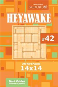 Sudoku Heyawake - 200 Hard Puzzles 14x14 (Volume 42)