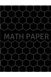 Math Paper: Quad Rule graph paper,8.5 x 11 (5x5 graph paper) 100 pages