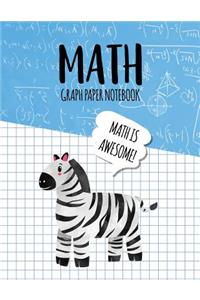 Math Graph Paper Notebook