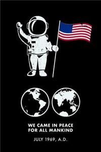 Apollo 11 Moon Landing Anniversary Commemorative Gift Notebook