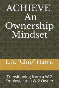 ACHIEVE - An Ownership Mindset