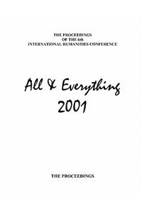 Proceedings Of The 6th International Humanities Conference
