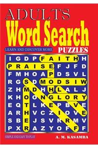 ADULTS Word Search Puzzles