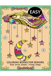 Easy Coloring Book For Seniors