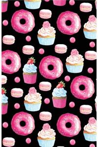 Bullet Journal Doughnuts, Cupcakes and Macarons Pattern