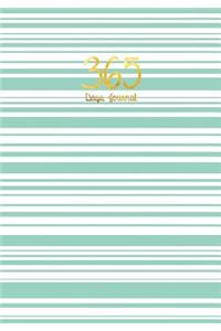 365 Days Journal, Journal Mint Green