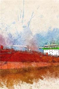 Ship In Watercolour Notebook