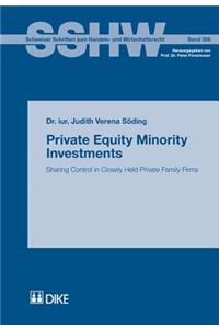 Private Equity Minority Investments