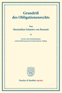 Grundriss Des Obligationenrechts