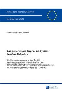 Das genehmigte Kapital im System des GmbH-Rechts