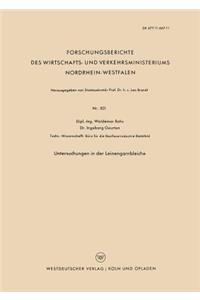 Untersuchungen in der Leinengarnbleiche