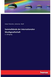 Sammelbände der internationalen Musikgesellschaft