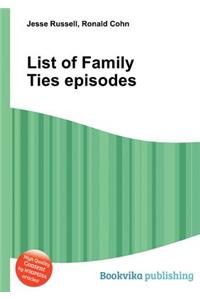 List of Family Ties Episodes