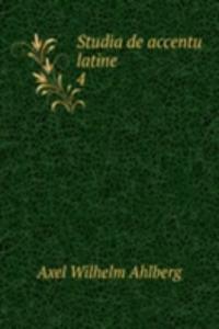 Studia de accentu latine