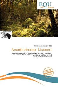 Acanthobrama Lissneri