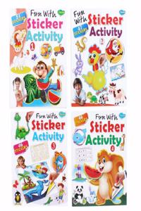 Fun With Sticker Activity Combo Of 4