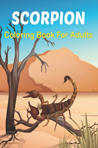 Scorpion Coloring Book For Adults