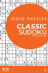 Gold Puzzles Classic Sudoku Book 2