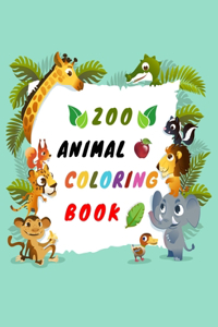 Zoo Animal Coloring Book
