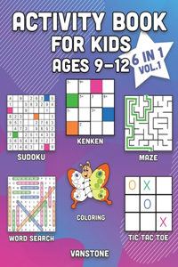 Activity Book for Kids Ages 9-12
