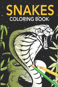 Snakes Coloring Book