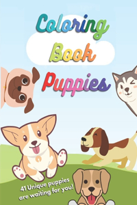 Coloring Book Puppies