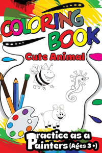 Cute Animals Coloring Book