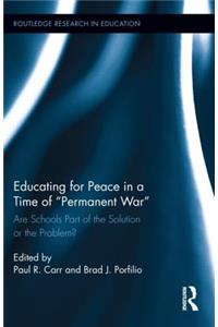 Educating for Peace in a Time of 