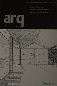 arq: Architectural Research Quarterly: Volume 6, Part 2