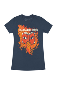 Read Banned Books Women's Crew T-Shirt Medium