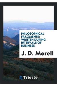 Philosophical Fragments