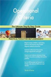 Operational Criteria The Ultimate Step-By-Step Guide