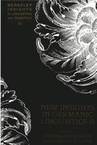 New Insights in Germanic Linguistics II