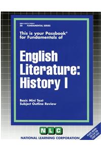 English Literature: History I