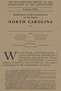 Documentary History of the Ratification of the Constitution, Volume 30
