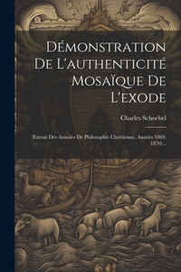 Démonstration De L'authenticité Mosaïque De L'exode