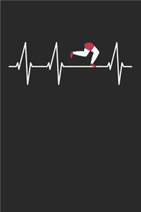 Heartbeat Running Notebook - Running Training Journal - Gift for Runner - Running Diary
