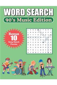Word Search 90's Music Edition