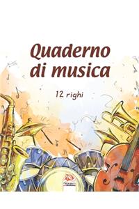 Quaderno di musica - 12 righi